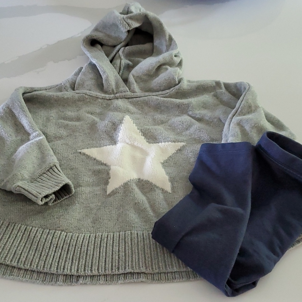 Baby Gap 2 Piece Outfit Star Sweater w/ Jeggings